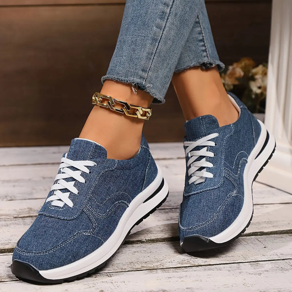 Romy Wide Toe Box Cushioned Sneakers - view 5