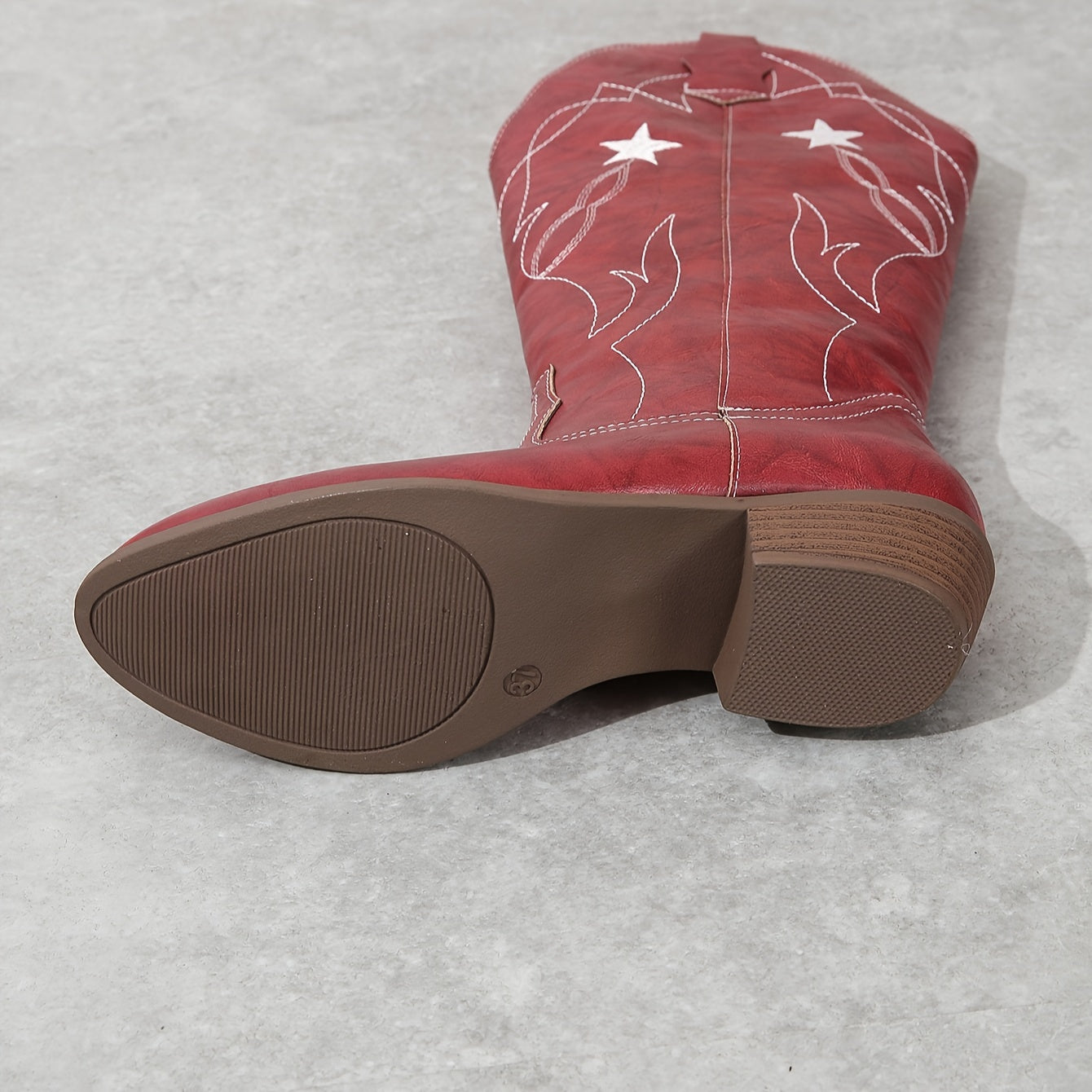 Juniper Western Stacked Heel Knee High Boots - view 5