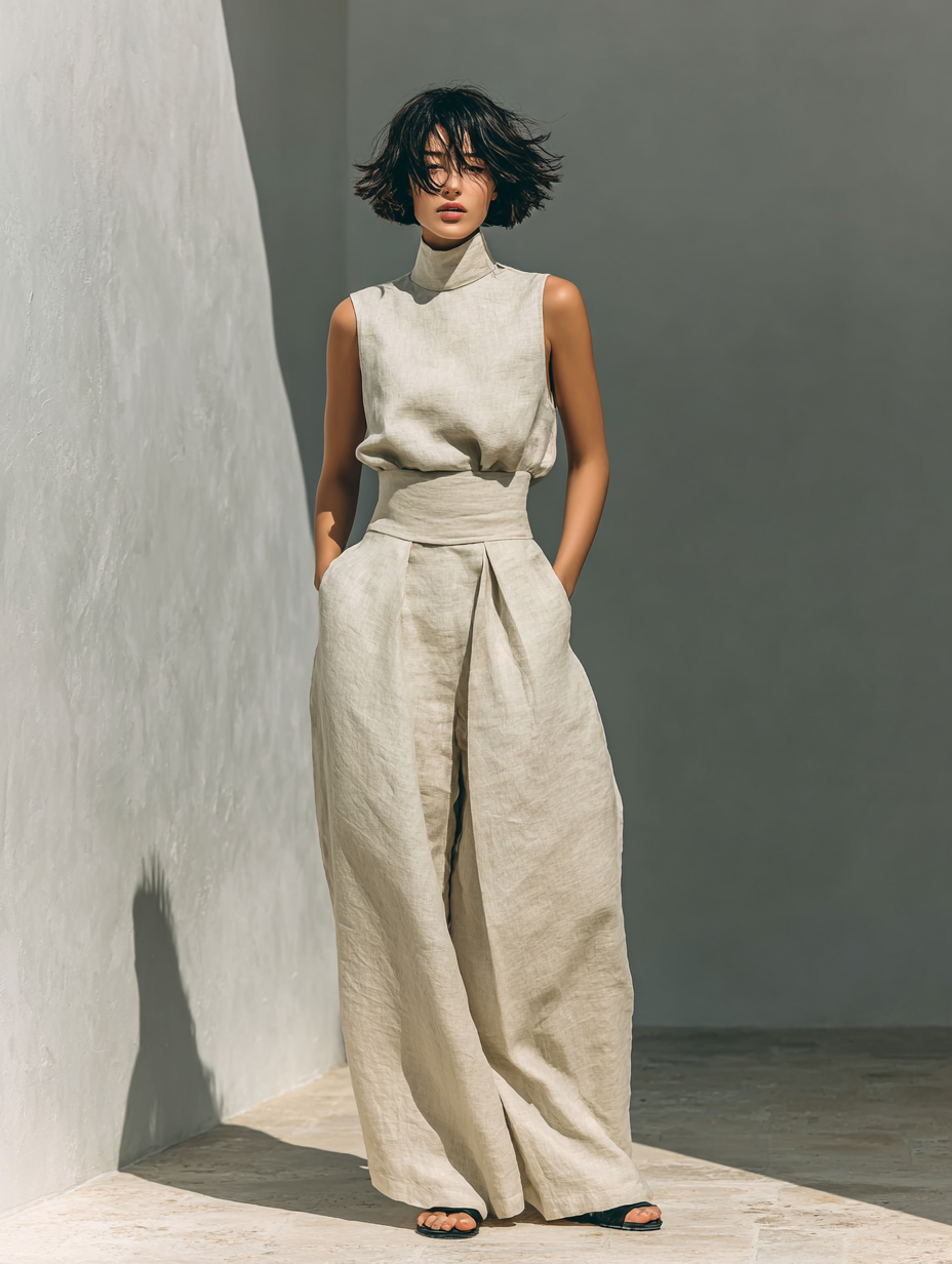 Nyla Wide-Leg Pants and Top Set - view 8