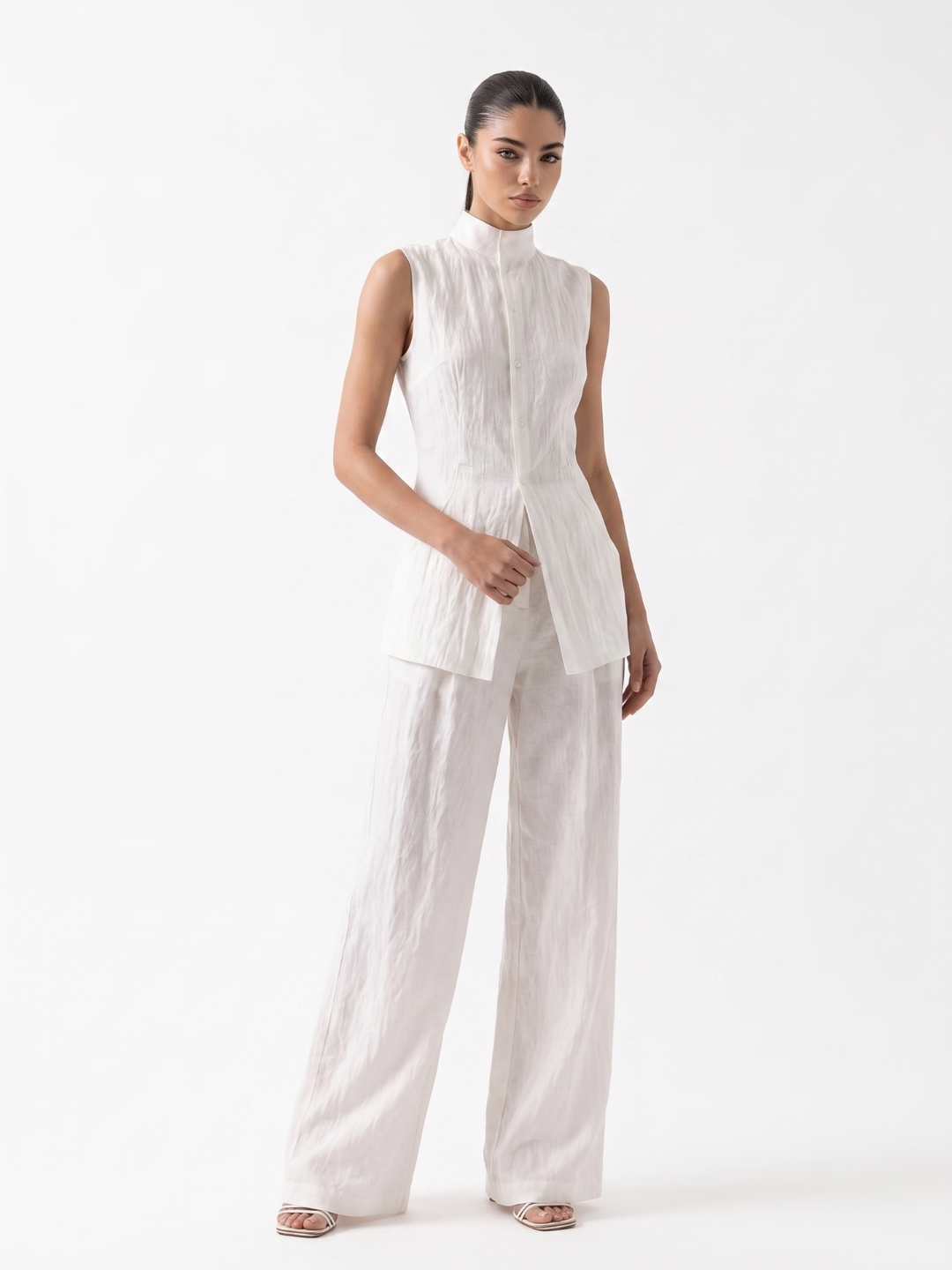 Primrose Wide-Leg Trouser and Shirt Set - view 3