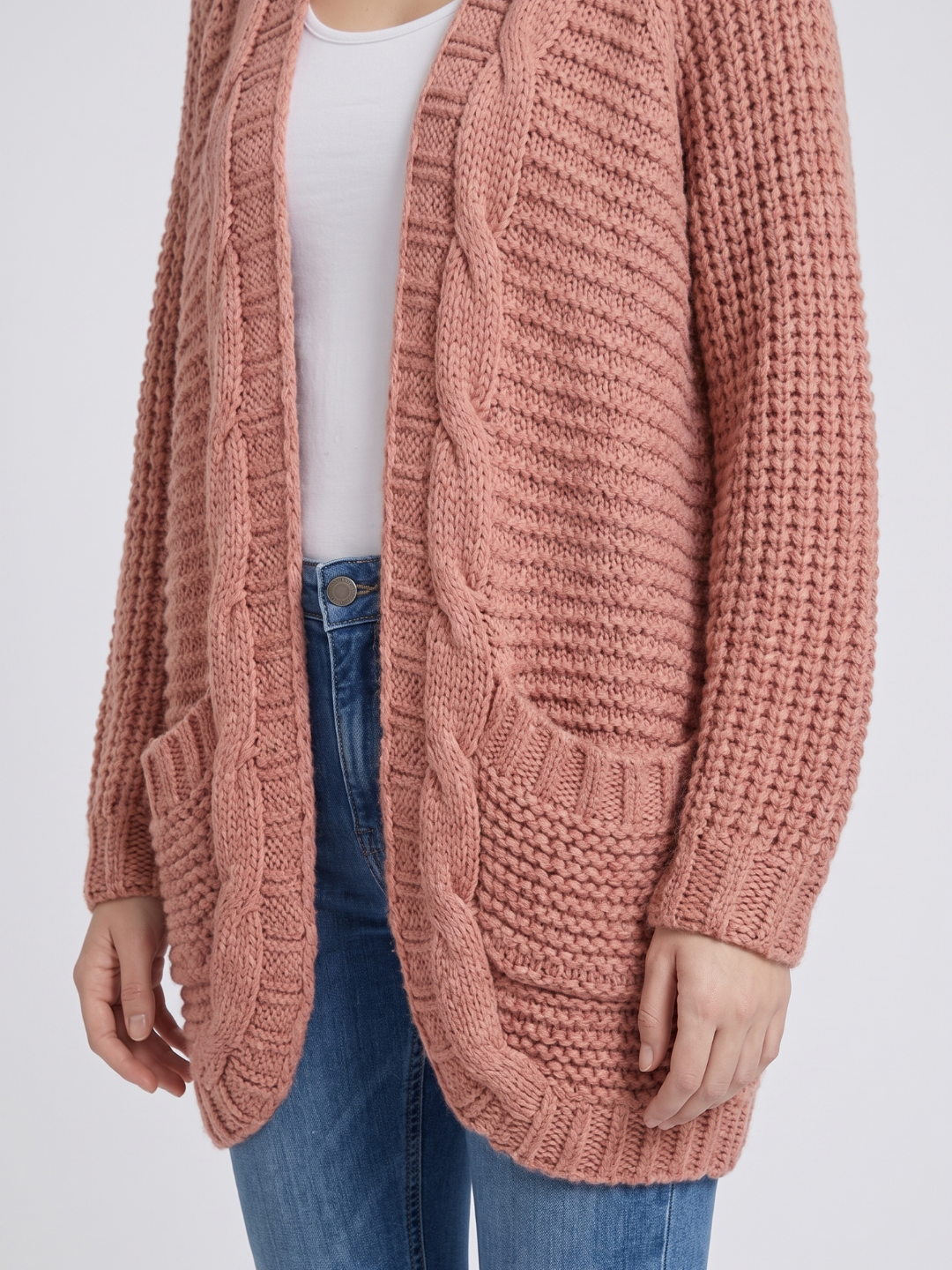 Jane Patch Pocket Layered Boho Cardigan - view 9