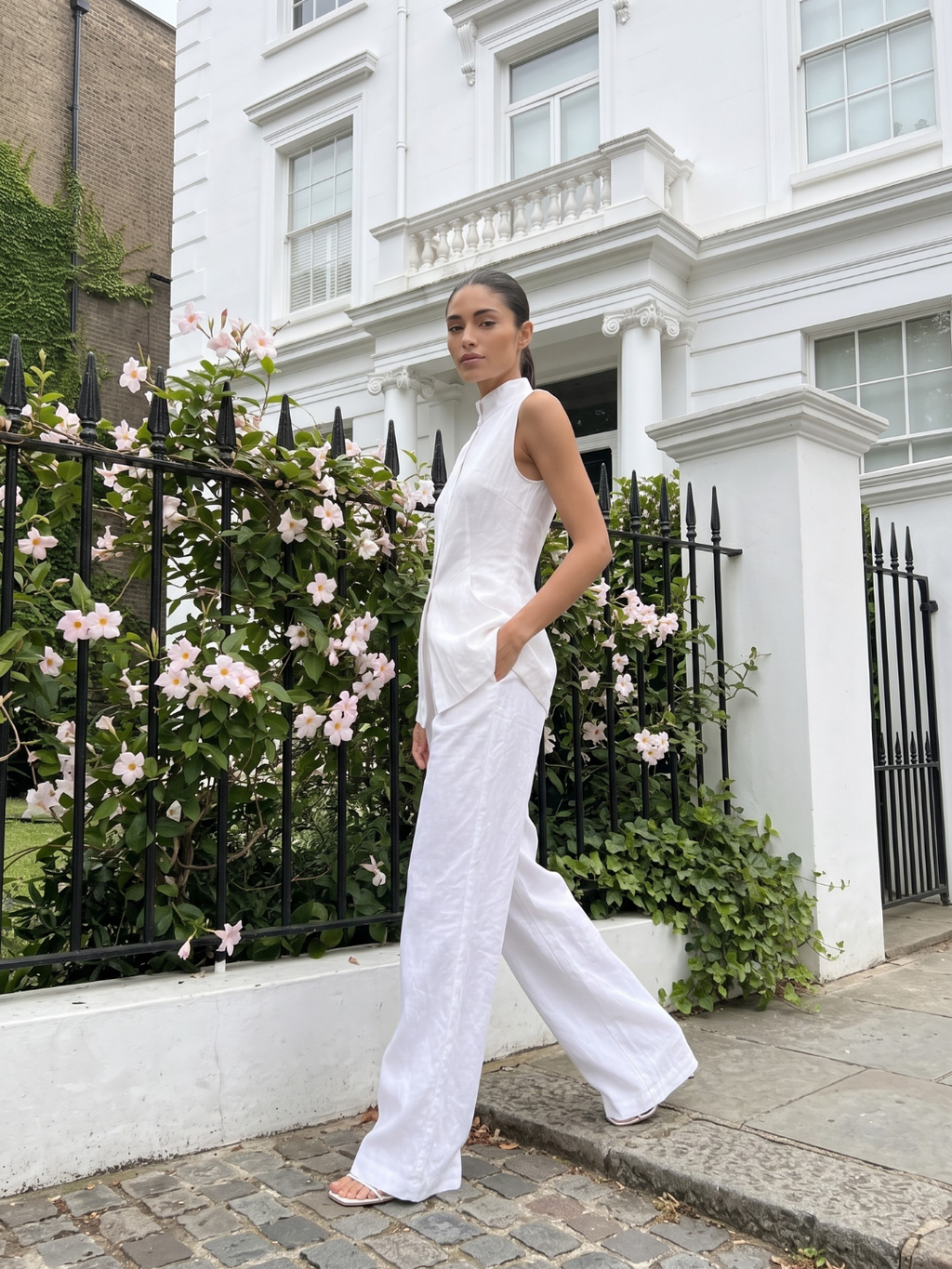 Primrose Wide-Leg Trouser and Shirt Set - view 5