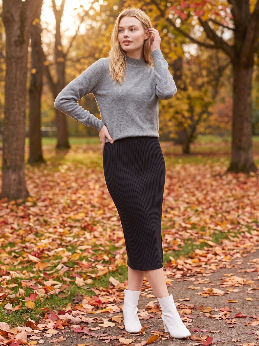 Romy Turtleneck Loose Fit Sweater - view 6