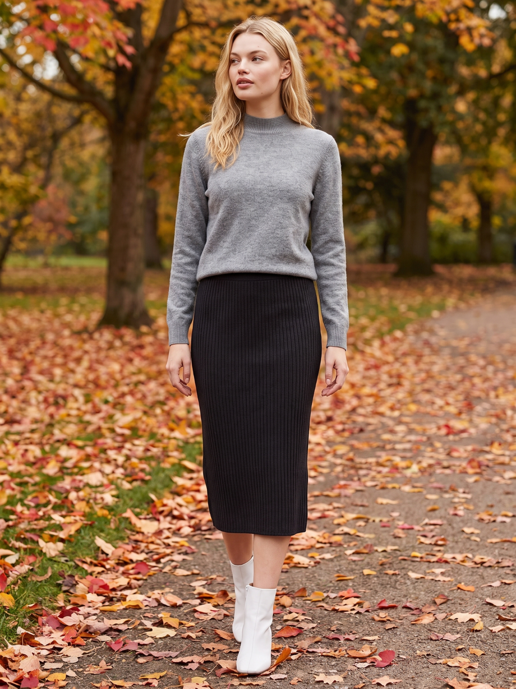 Romy Turtleneck Loose Fit Sweater - view 7