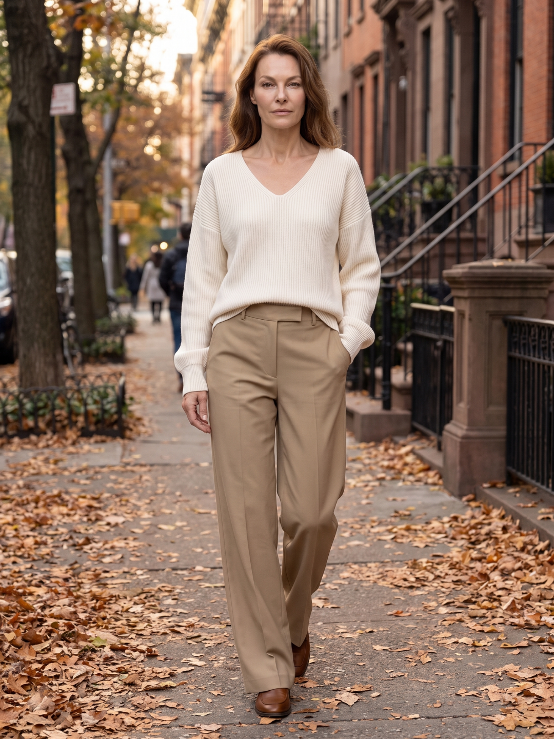 Indie Ribbed Oversized V Neck Sweater - view 6