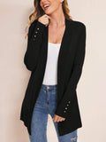 Talia Open Front Longline Cardigan - front view