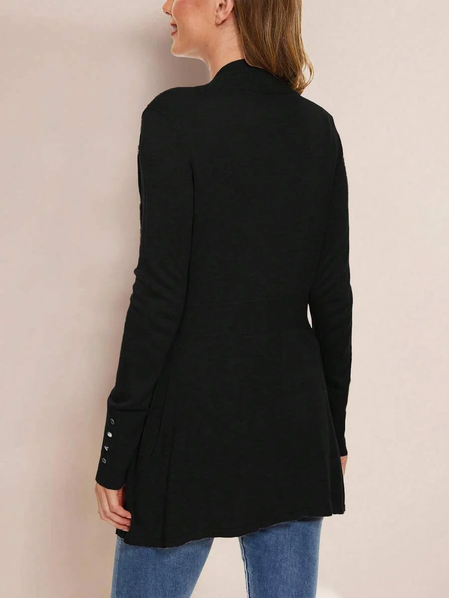 Talia Open Front Longline Cardigan - view 2