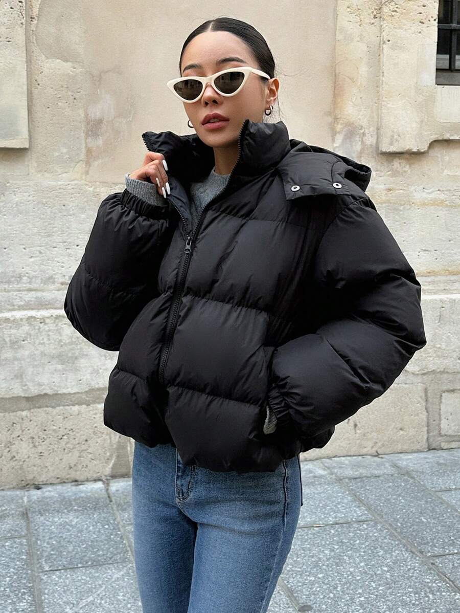 Nadia Padded Hooded Puffer Jacket - view 3