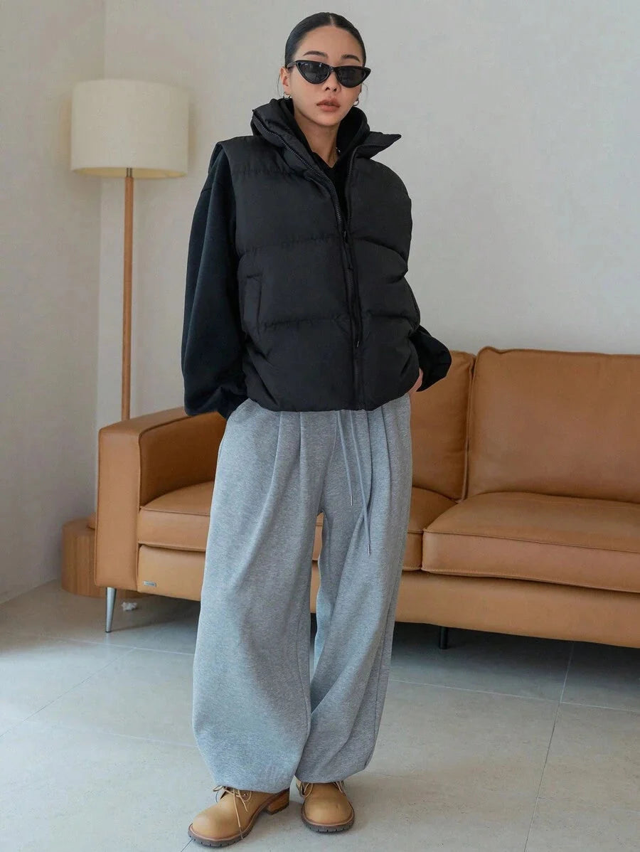 Astrid Padded Zip Front Turtleneck Puffer Jacket - view 6