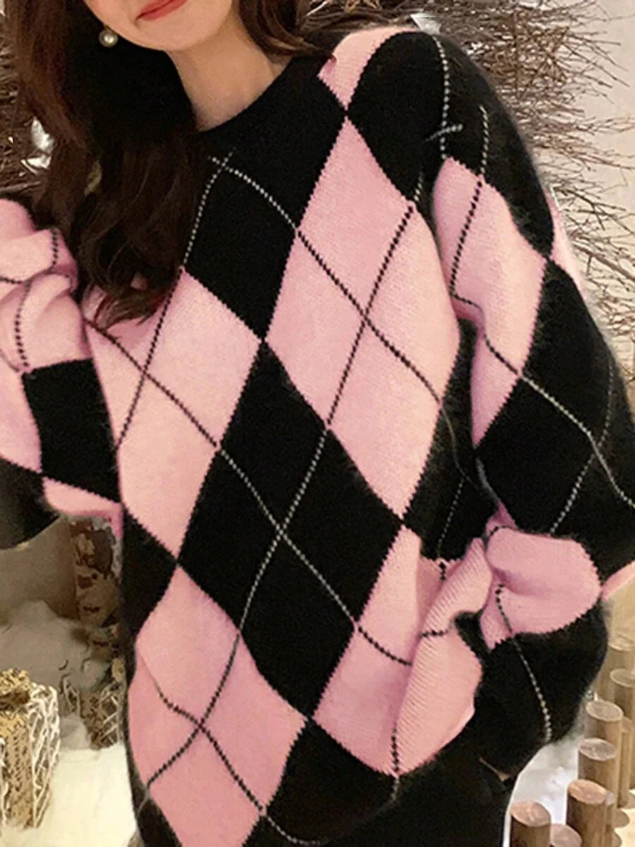 Nika Oversized Round Neck Drop Shoulder Sweater - view 8
