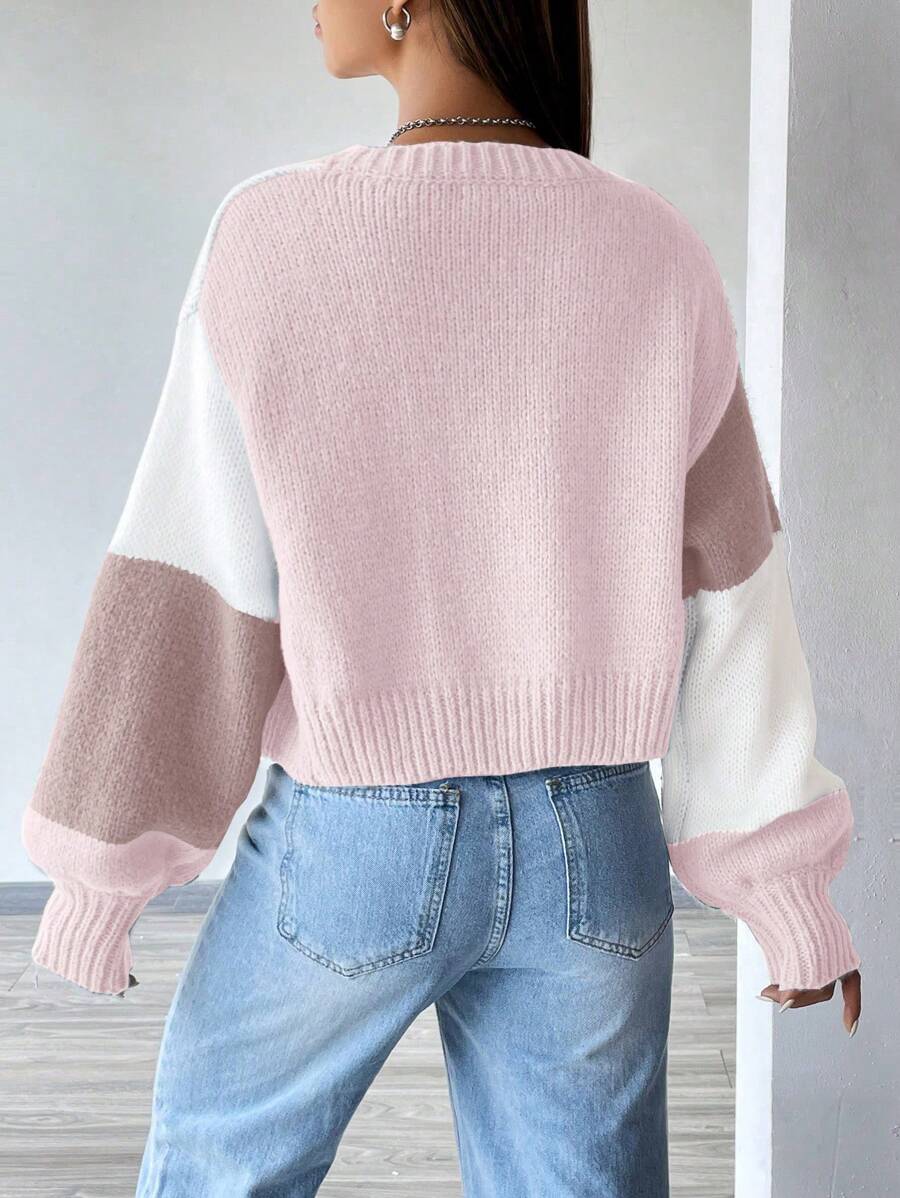 Emilie Open Front Cropped Cardigan - view 14