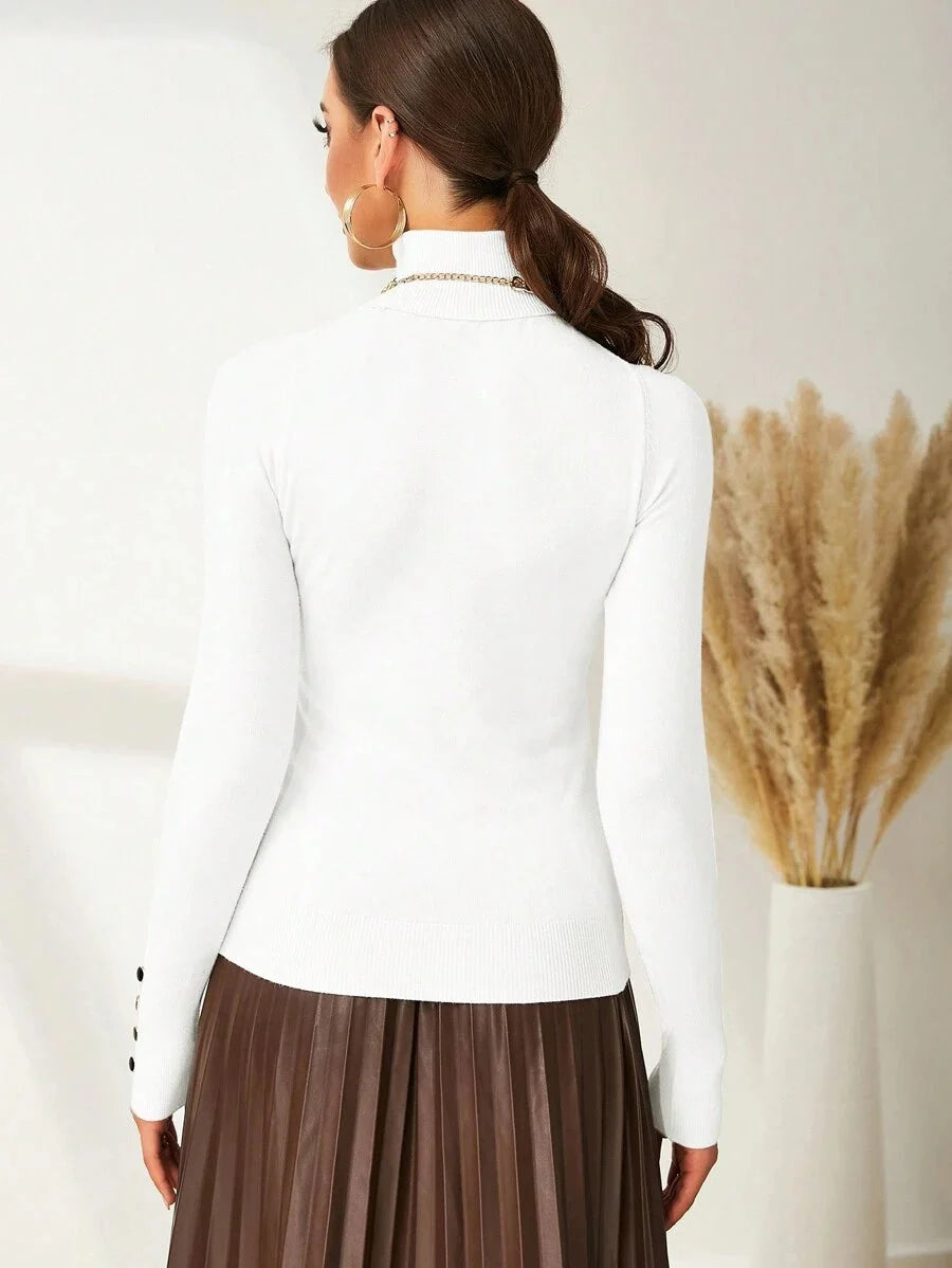 Femke Turtleneck Slim Fit Sweater - view 2