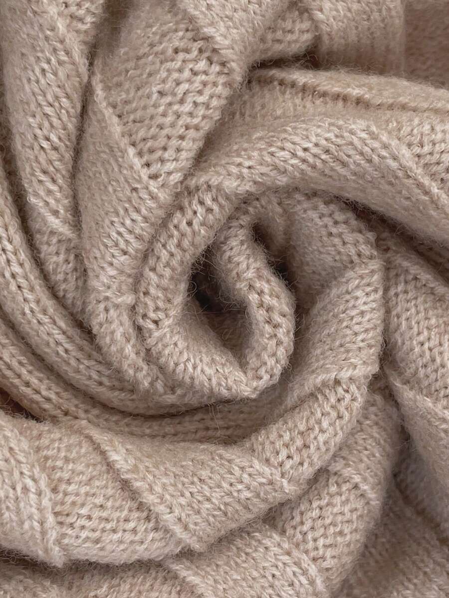Giulia Oversized V Neck Batwing Sleeve Sweater - view 6