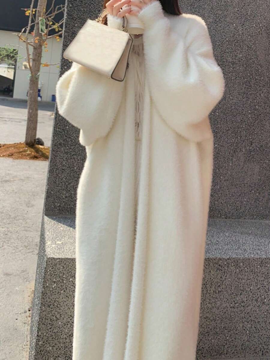 Hanna Open Front Drop Shoulder Longline Cardigan - view 4