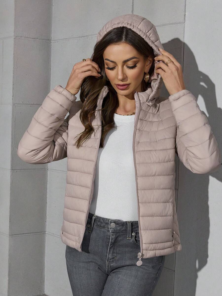 Leila Zip Front Puffer Jacket - view 8