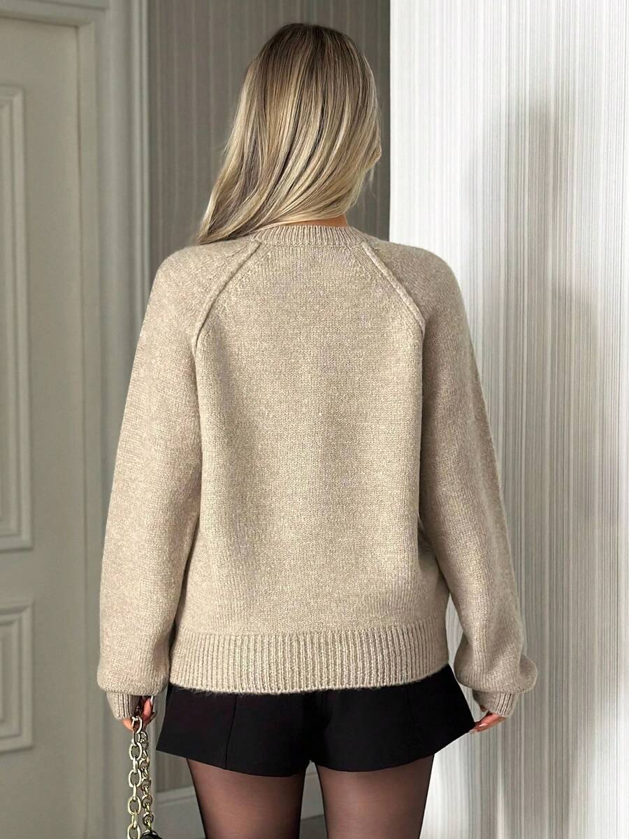 Anouk Daisy Print Raglan Sleeve Sweater - view 2