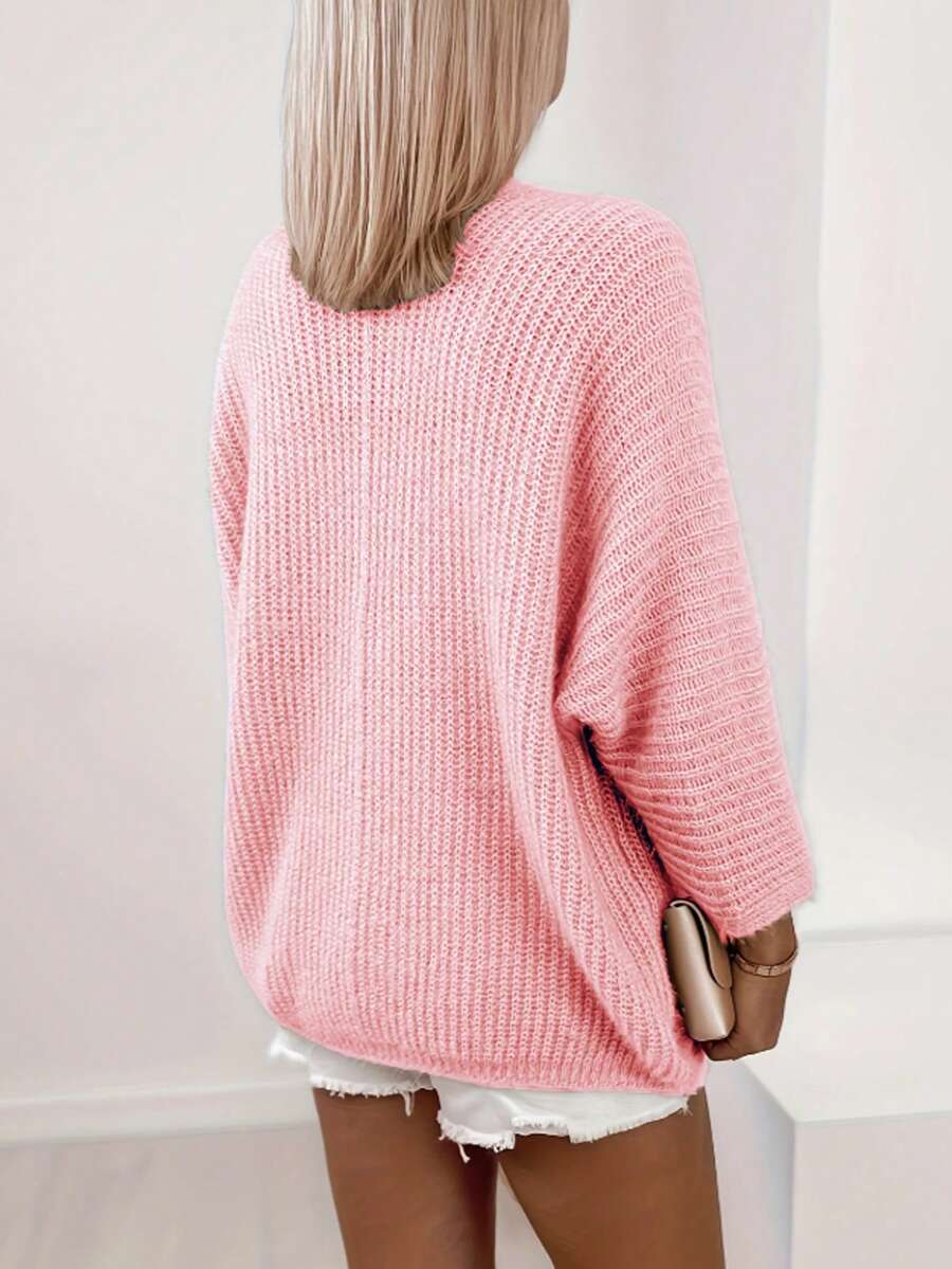 Ingrid Open Front Batwing Sleeve Layered Cardigan - view 6