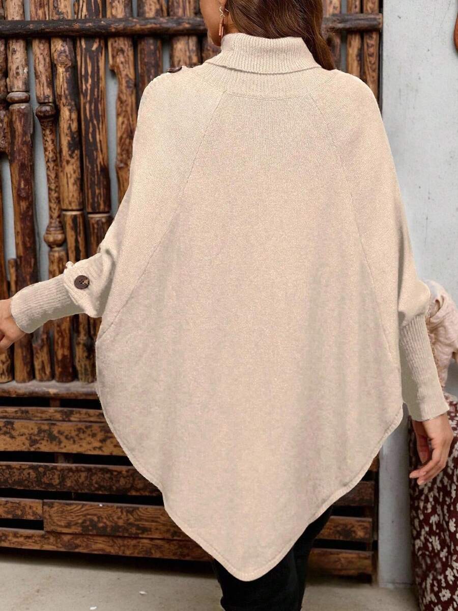 Chiara Batwing Sleeve High Neck Sweater - view 2