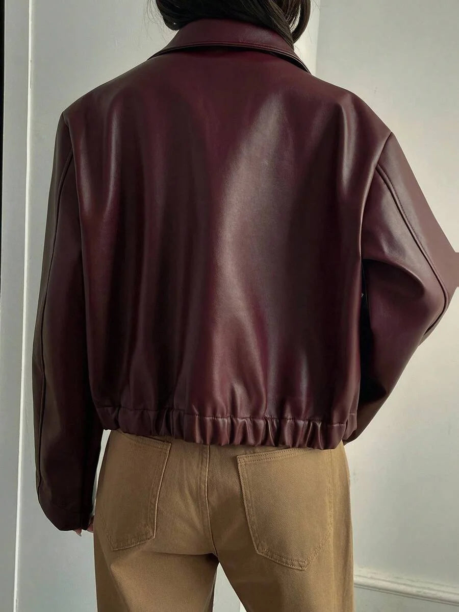 Colette Collared Zip Front Jacket - view 2