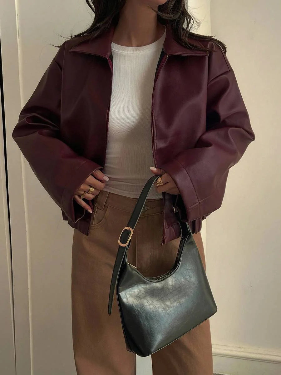 Colette Collared Zip Front Jacket - view 3