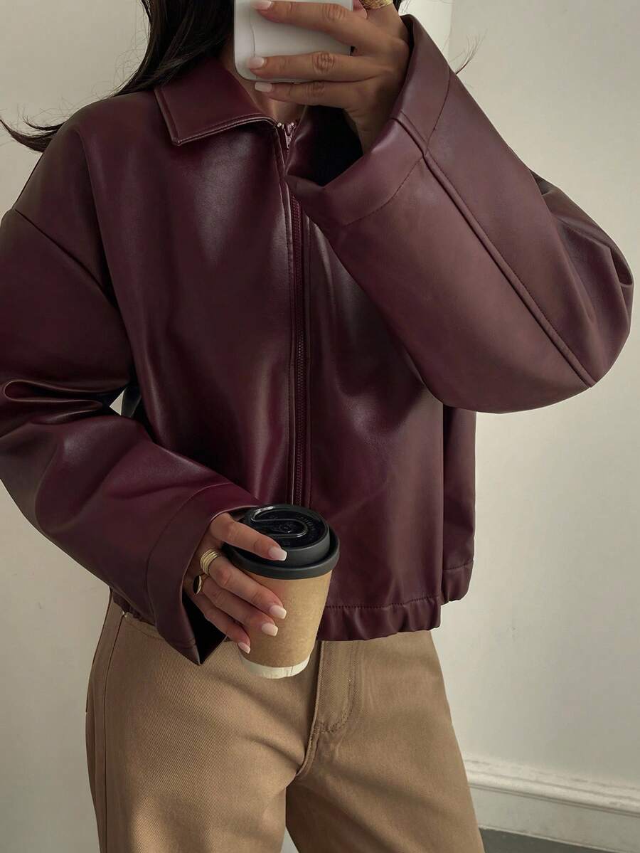 Colette Collared Zip Front Jacket - view 5