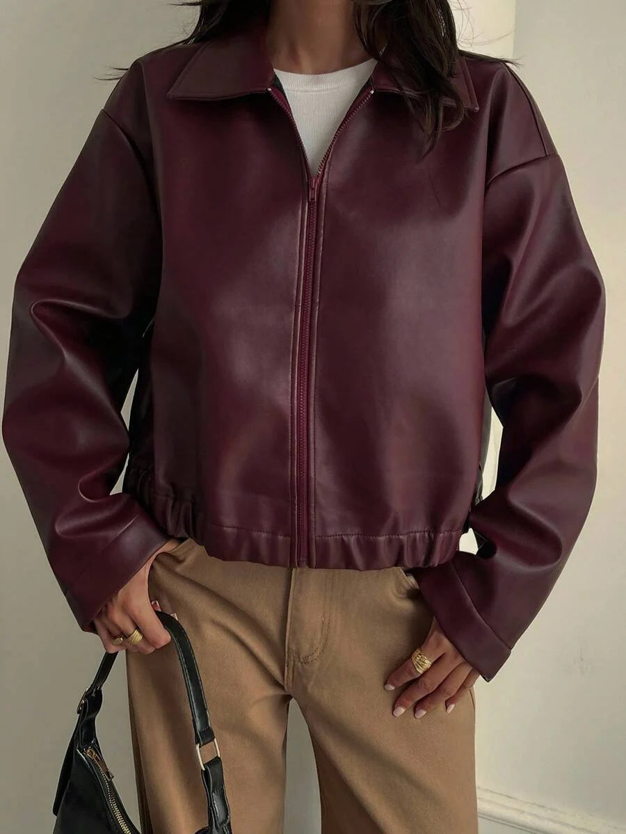 Colette Collared Zip Front Jacket - view 6