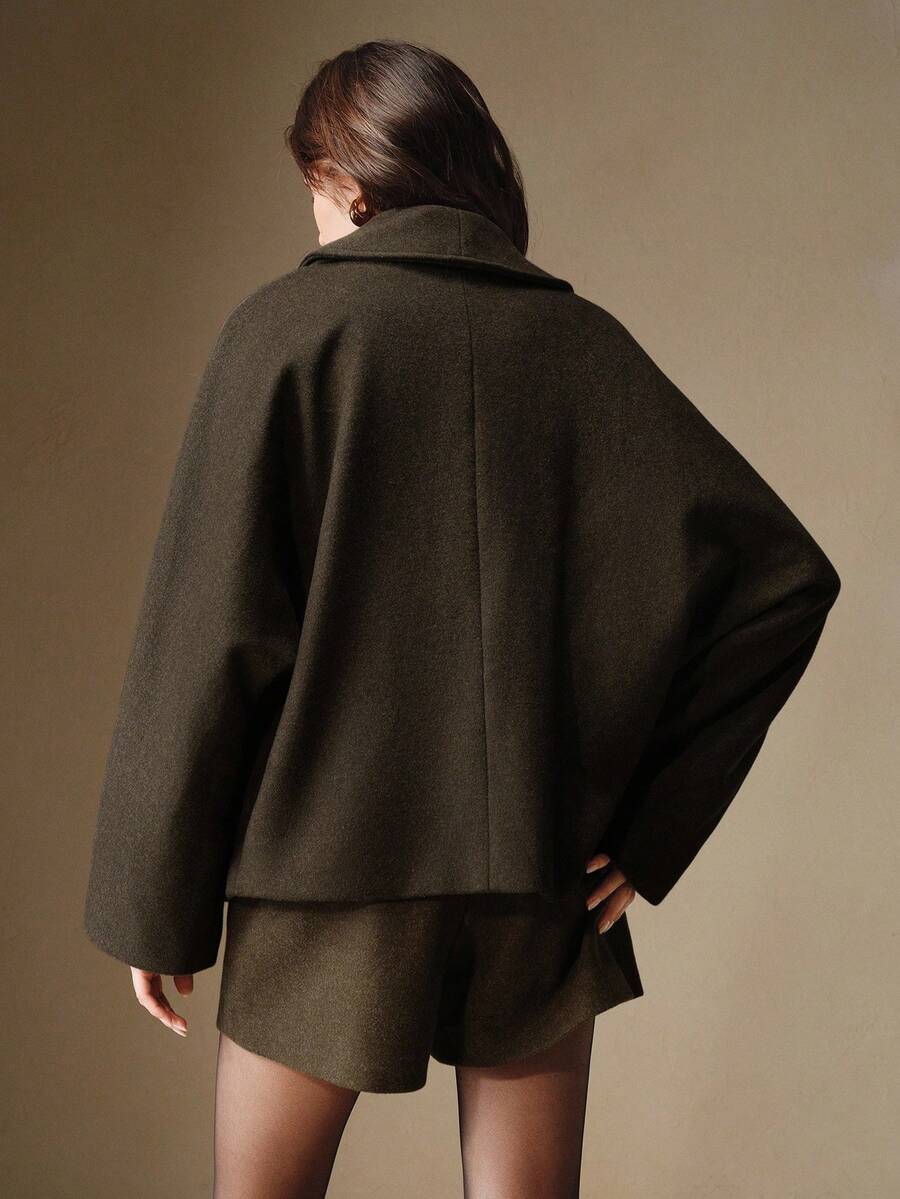 Rosalind Double Breasted Shawl Collar Collared Jacket - view 2