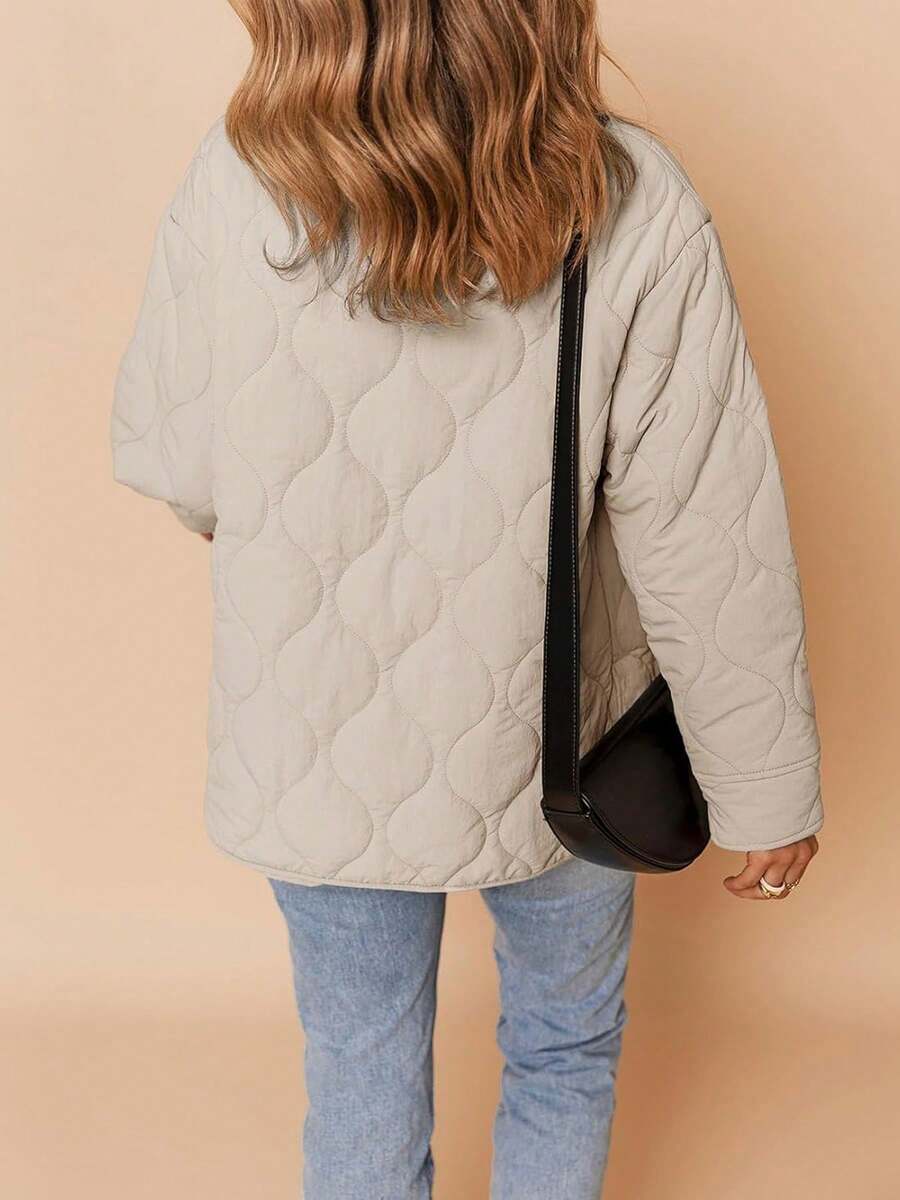 Anneliese Quilted Snap Front Jacket - view 2