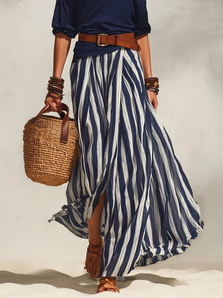 Willa Striped Skirt and Top Set - view 6