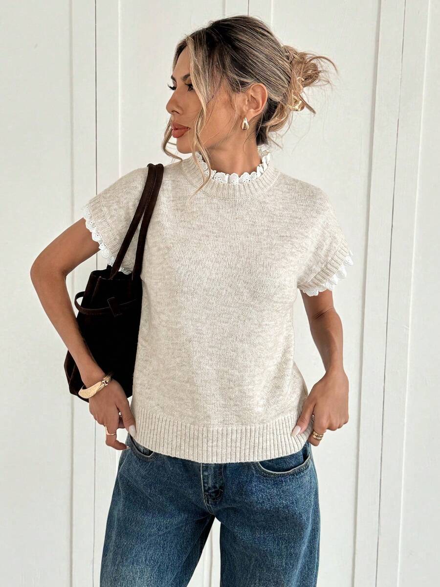 Celine Round Neck Sweater Vest - view 3
