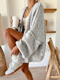 Dalia Oversized Batwing Sleeve Cardigan - front view