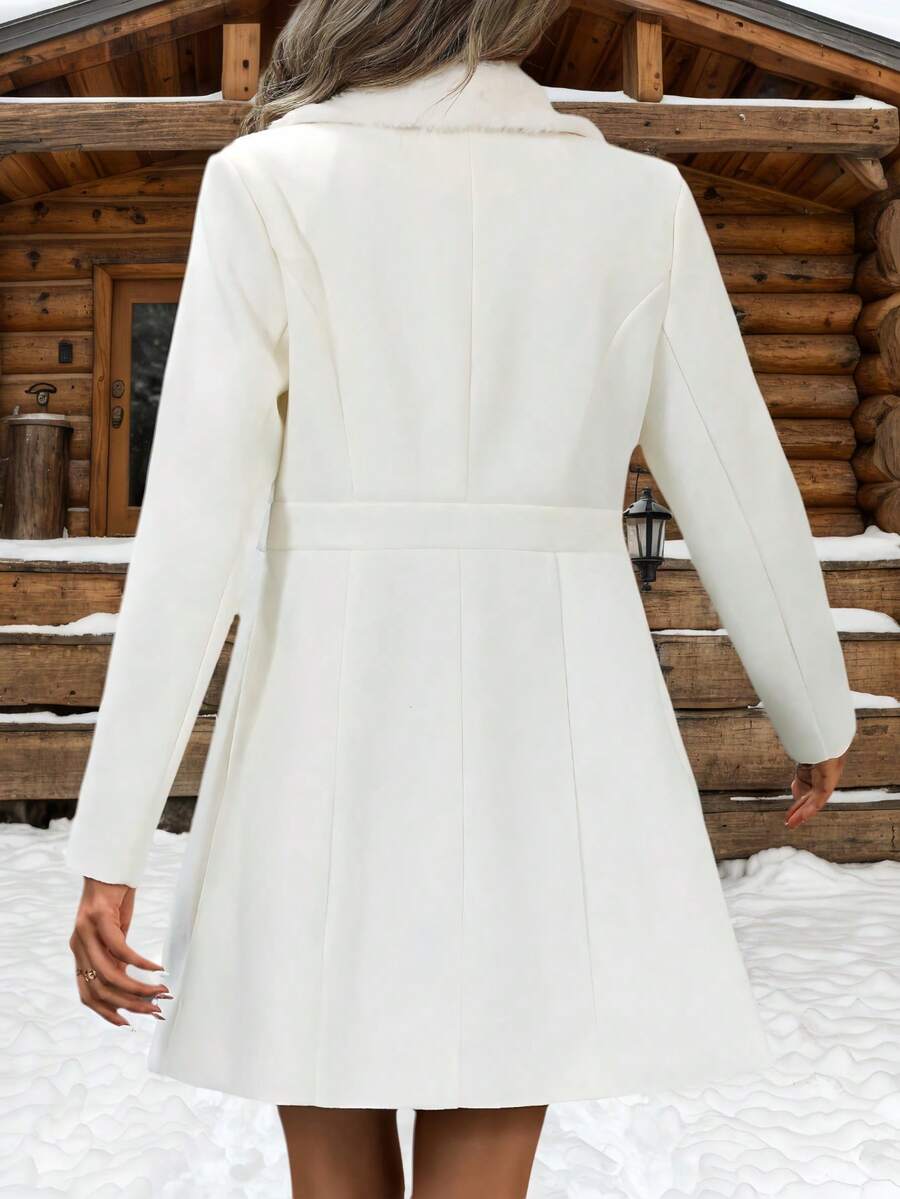 Fleur Collared Slim Fit Overcoat - view 2