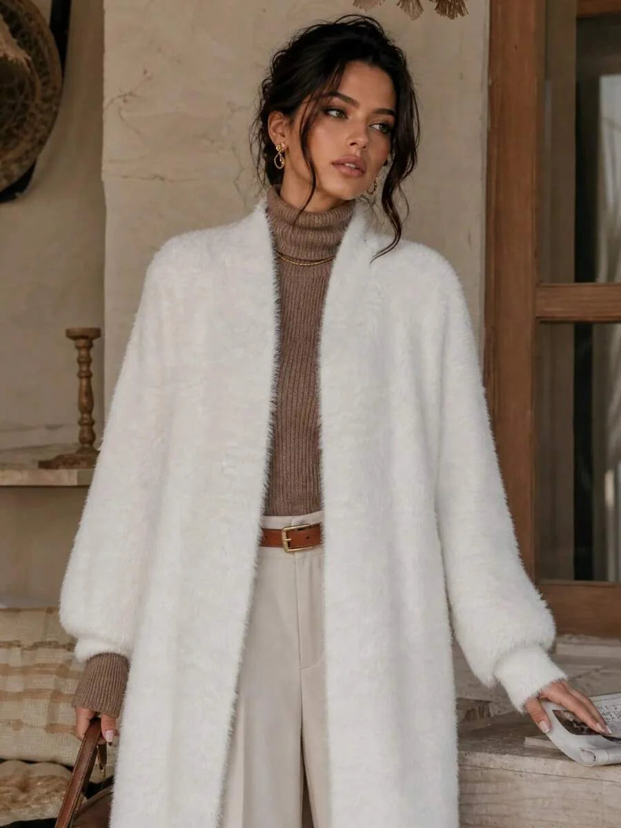 Hanna Open Front Drop Shoulder Longline Cardigan - view 3