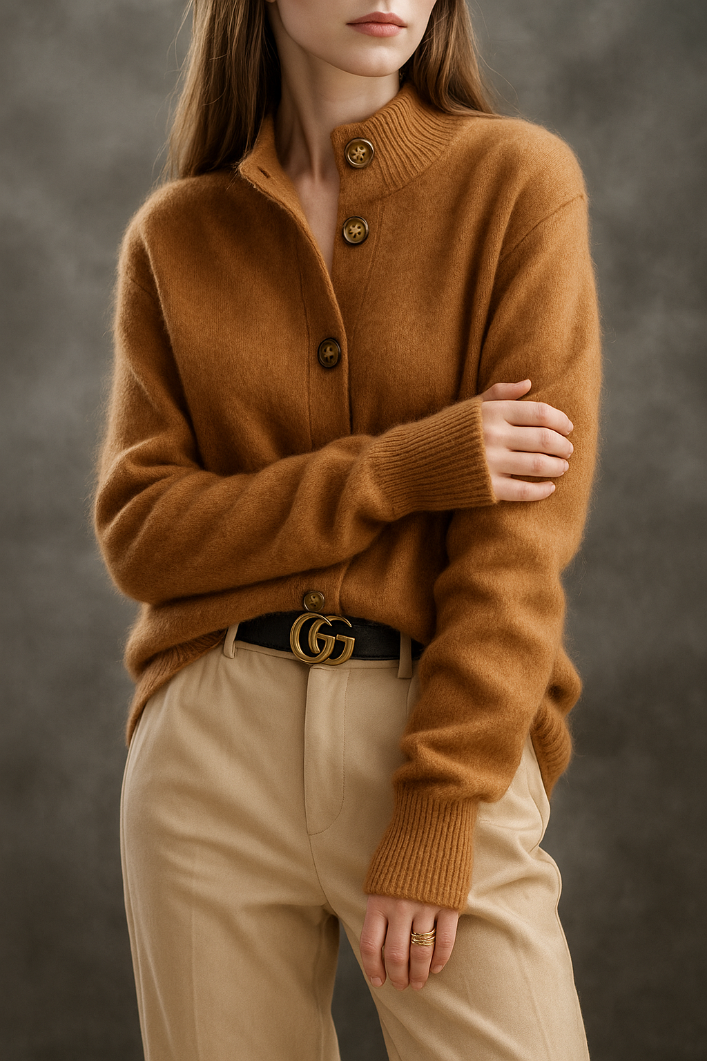 Lara Collared Button Front Cardigan - view 29