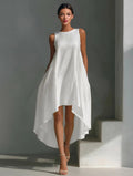 Astrid Asymmetric Hem Midi Dress - view 2