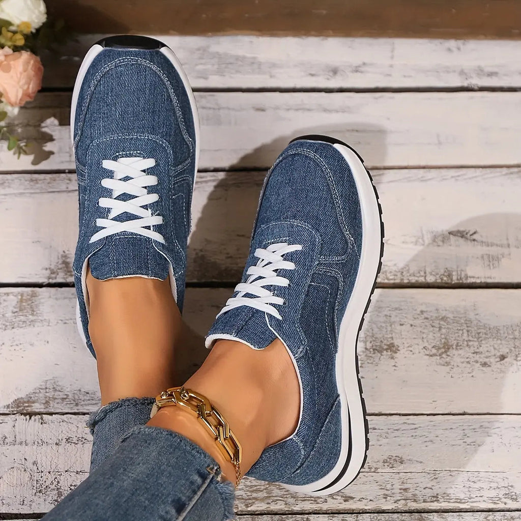 Romy Wide Toe Box Cushioned Sneakers - view 2