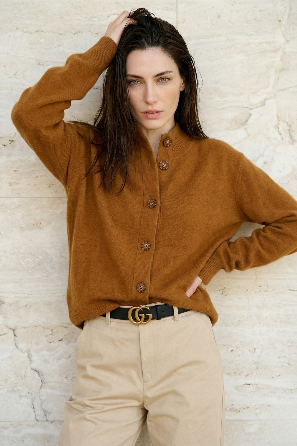 Lara Collared Button Front Cardigan - view 6