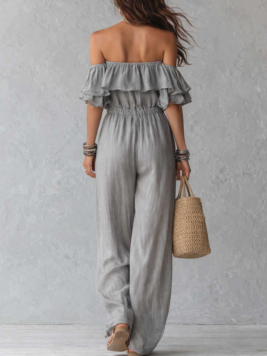 Junia Sleeveless Wide-Leg Jumpsuit - view 2