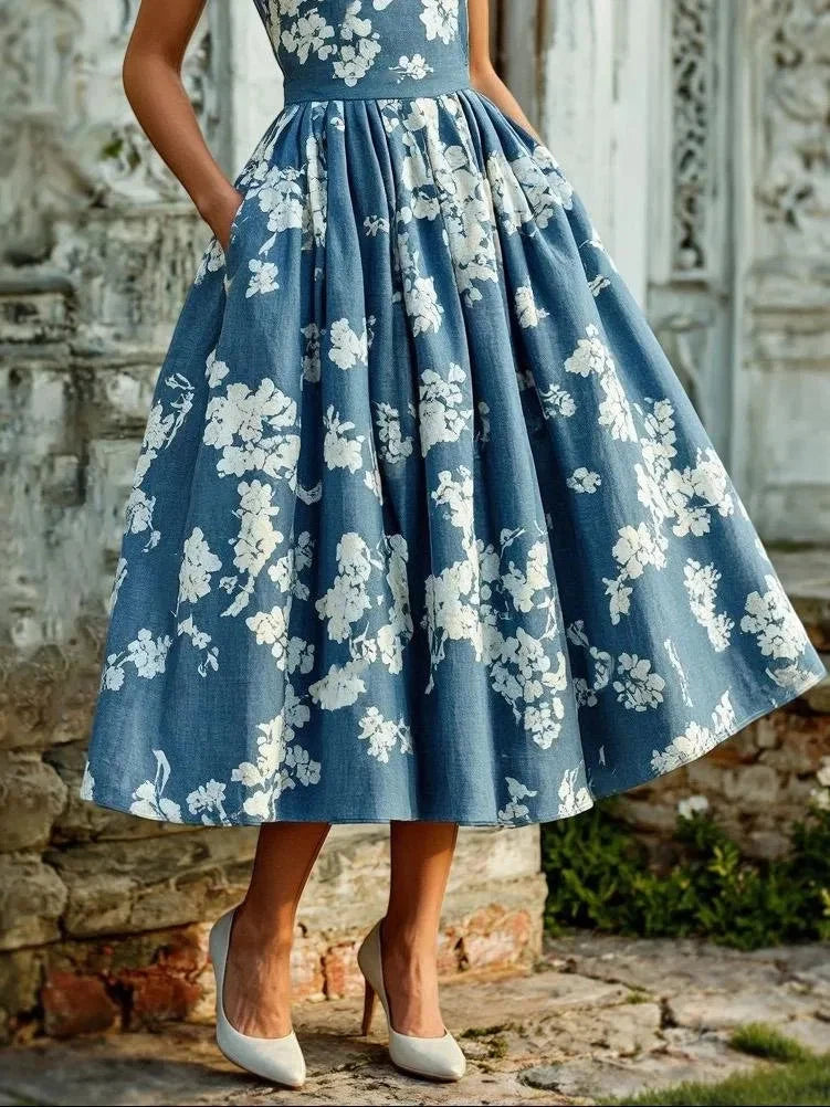 Fleur Floral Midi Dress - view 12