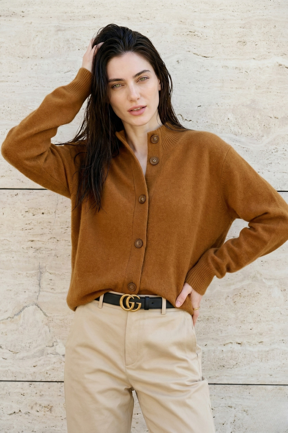 Lara Collared Button Front Cardigan - view 7
