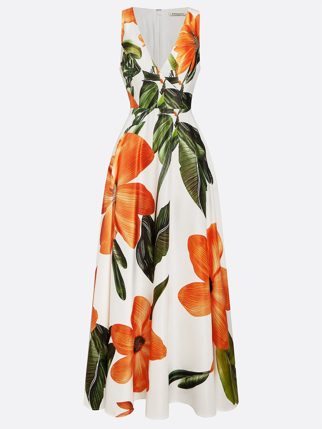 Mirabel Floral A-Line Maxi Dress with Pockets - view 3