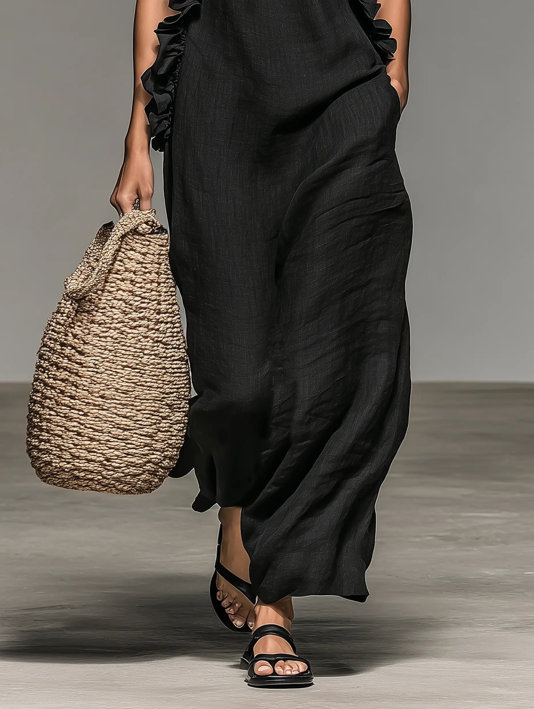 Zelda Ruffle Tiered Maxi Dress - view 7