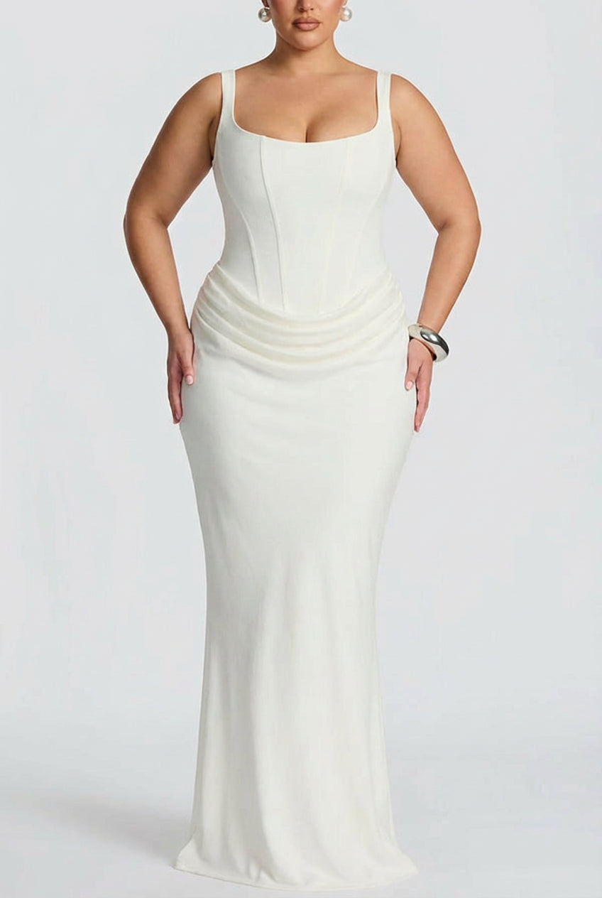 BRIAR | SQUARE NECK MAXI DRESS