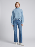 Valentina Turtleneck Loose Fit Pullover Sweater - front view
