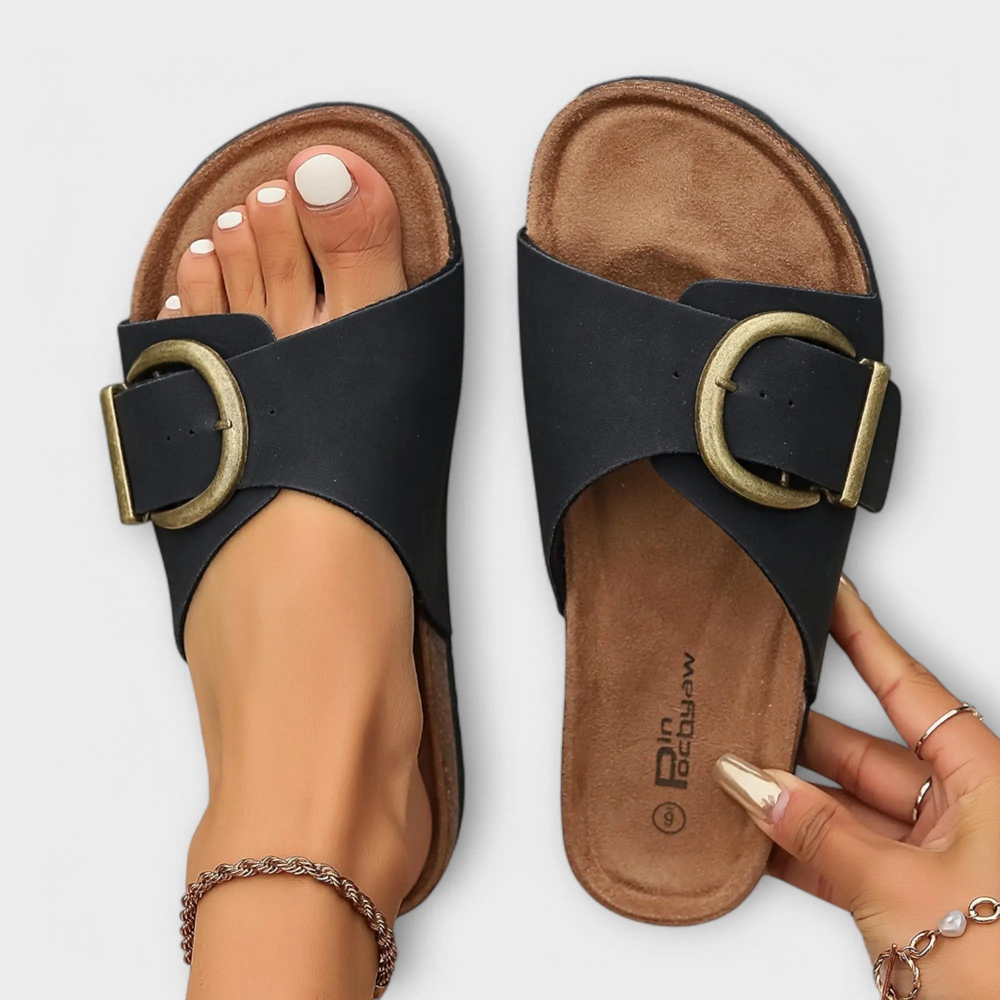 Sabine Cushioned Strap Sandals - view 2