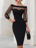 Theodora Off-Shoulder Sweetheart Midi Dress - front view