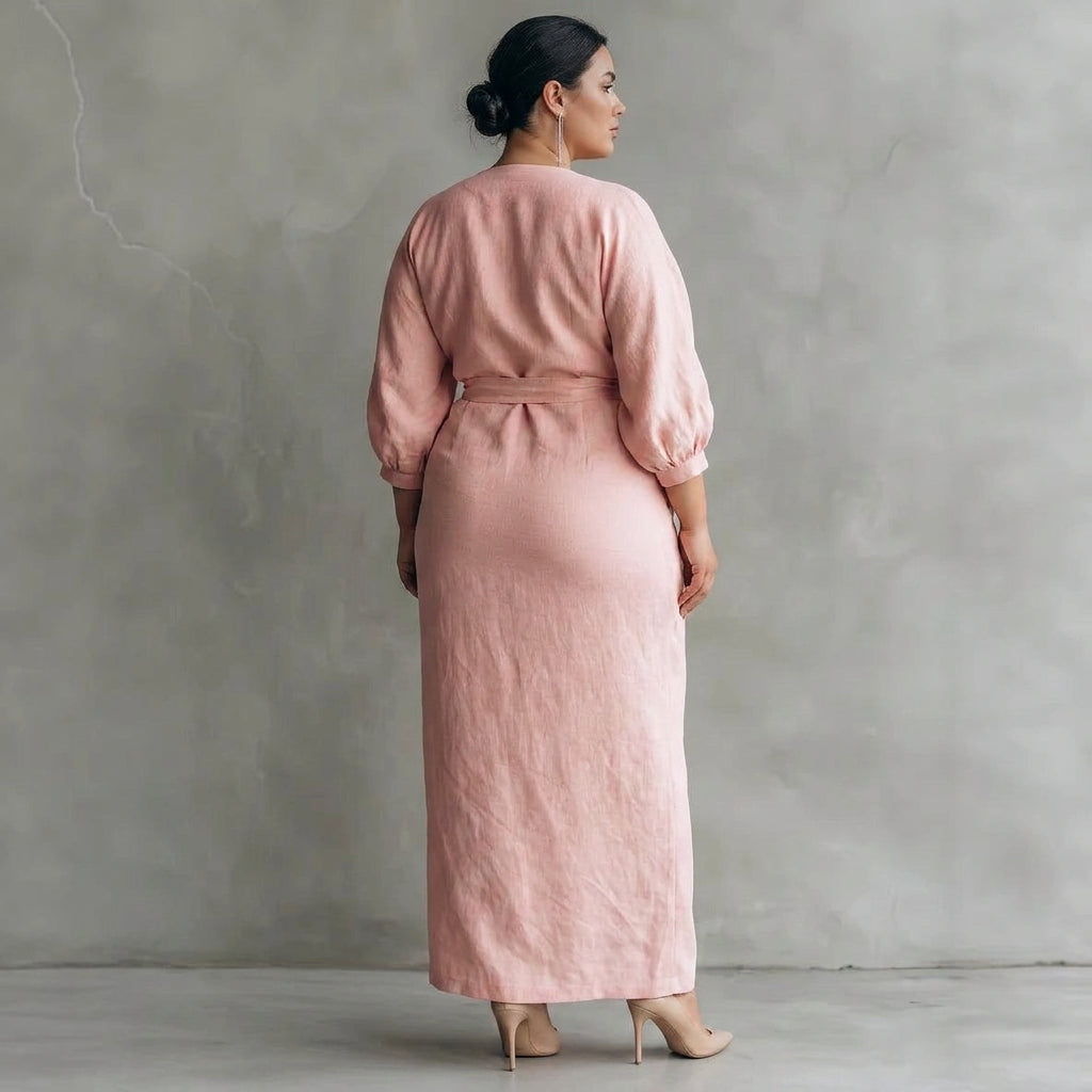 Petra Waist-Cinching Dress: Elegant Feminine Silhouette