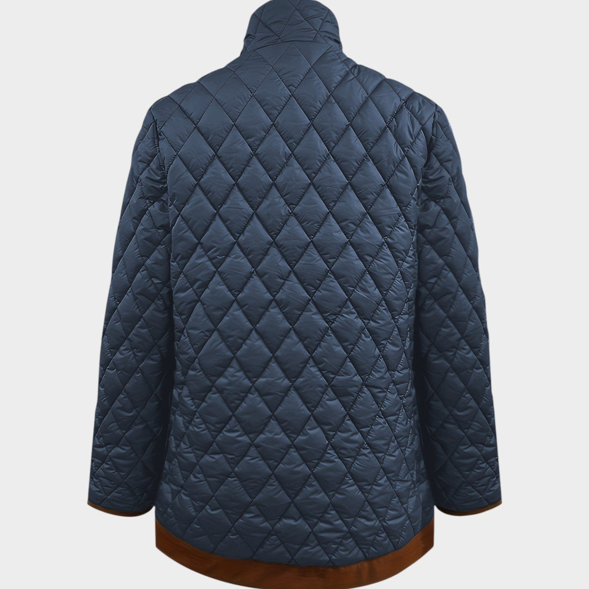 Women’s Quilted Jacket Casual Longline Button Front