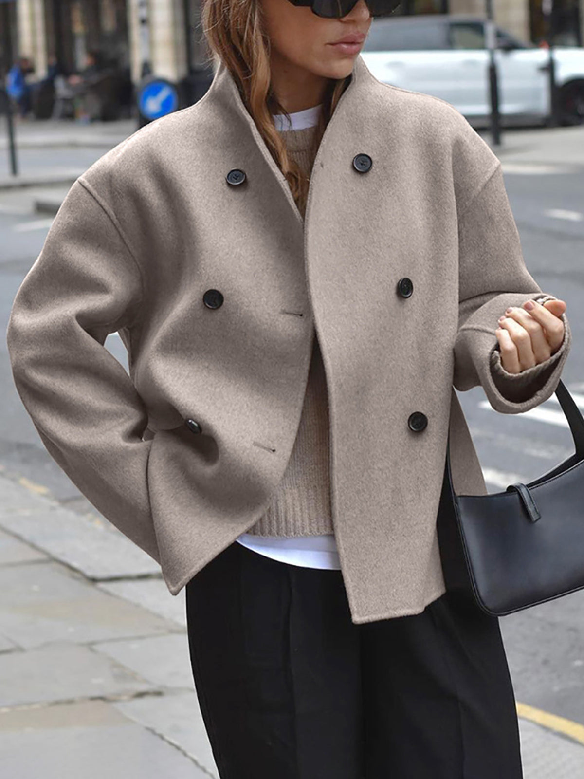 Chelsea | Double Breasted Jacket with Structured Silhouette for Women