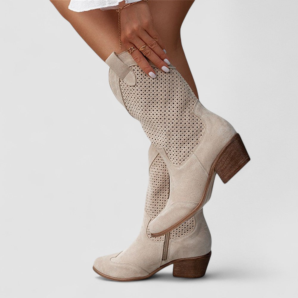 Rachel | Cushioned Western Ankle Boots with Gel Sole for Women